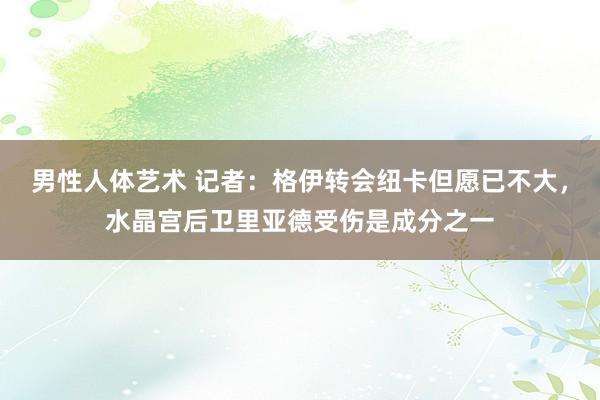 男性人体艺术 记者：格伊转会纽卡但愿已不大，水晶宫后卫里亚德受伤是成分之一