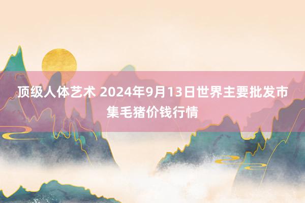 顶级人体艺术 2024年9月13日世界主要批发市集毛猪价钱行情