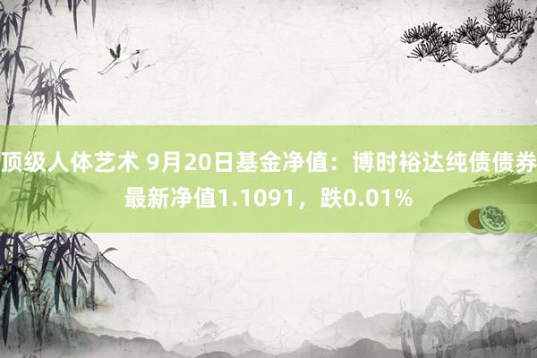 顶级人体艺术 9月20日基金净值：博时裕达纯债债券最新净值1.1091，跌0.01%