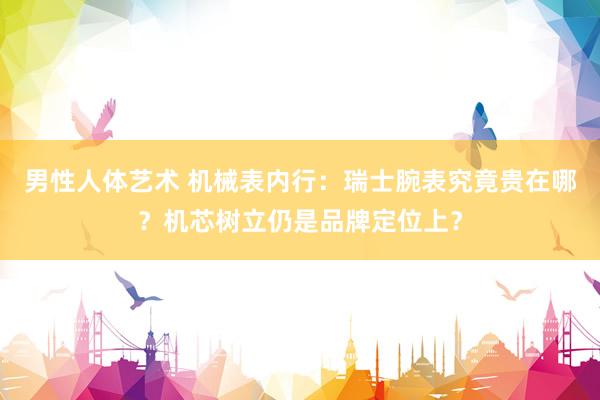 男性人体艺术 机械表内行：瑞士腕表究竟贵在哪？机芯树立仍是品牌定位上？