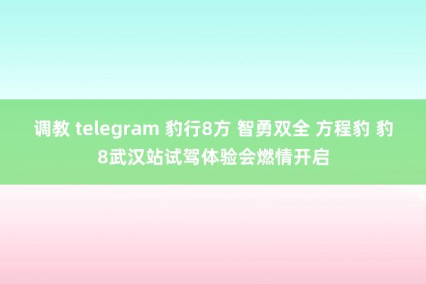 调教 telegram 豹行8方 智勇双全 方程豹 豹8武汉站试驾体验会燃情开启