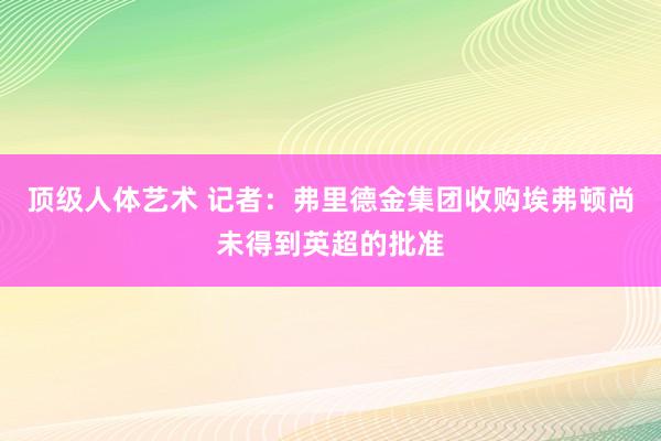 顶级人体艺术 记者：弗里德金集团收购埃弗顿尚未得到英超的批准