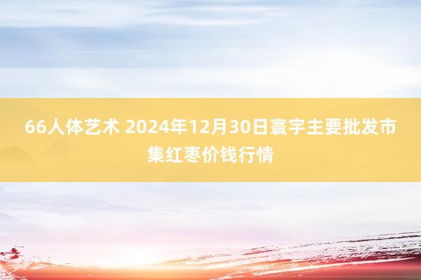 66人体艺术 2024年12月30日寰宇主要批发市集红枣价钱行情